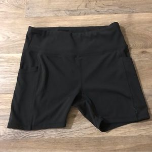 Ebb & Flow Women's Size XL Active Athletic  Workout Yoga Shorts Black